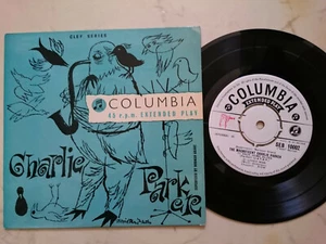 CHARLIE PARKER The Magnificent *4Track EP 50s WHITE CLEF COLUMBIA MONO SEB10002* - Picture 1 of 2
