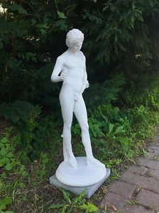 Narcissus Garden Statue Greek Mythology Sculpture - (57 cm / 22.4") DEFECTIVE - Imagen 1 de 10