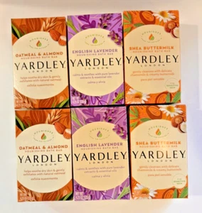 Yardley of London NEW Mixed 3 Scents Moisturizing Bath Soap 4.25 oz Lot 6 Bars - Picture 1 of 4