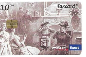 RARE / CARTE TELEPHONIQUE SUISSE - ART & TECHNIQUE ANCIENNE TELEPHONE PHONECARD - Foto 1 di 2