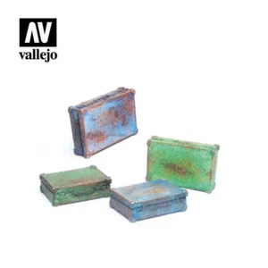 Vallejo 1/35 Metal Suitcases (4pcs) - Picture 1 of 1