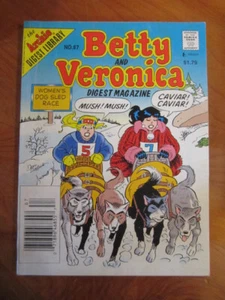 THE ARCHIE DIGEST LIBRARY BETTY & VERONICA DIGEST NO. 87  * MUST SEE *** - Picture 1 of 3