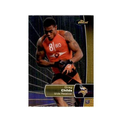 2012 Topps Finest Greg Childs Football Cards #147 - Image 1 of 3