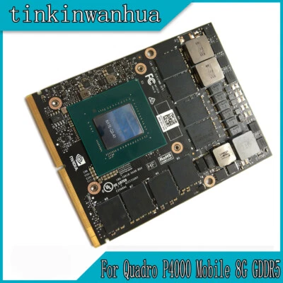 N17E-Q3 Graphic Card For NVIDIA Quadro P4000M MXM DELL M7710 M7720 Zbook17 G3 G4 - Image 1 of 3
