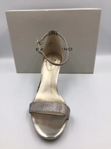Bandolino Womens Madia Open Toe Dress Sandals Gold Fabric Size 9.5M US - Picture 1 of 6