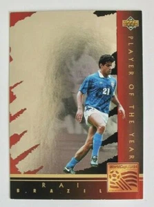 Vintage 1994 Rai Brazil Player Of The Year Upper Deck Card World Cup USA 94  - Bild 1 von 2