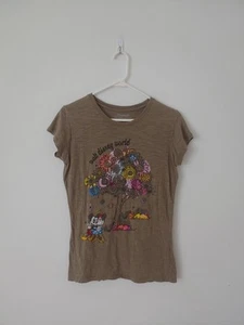 Womens/Girls Walt Disney World Tshirt Size Large Mickey & Minnie 100% Cotton - Picture 1 of 5