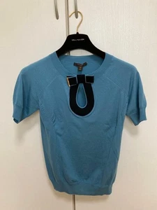 LOUIS VUITTON knit wool short sleeve tops F/S from Japan - Picture 1 of 13
