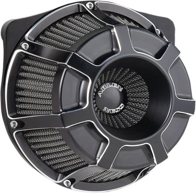 Kit de filtro de purificador de ar invertido chanfrado Arlen Ness 1988-2022 Harley Sportster - Imagem 1 de 2