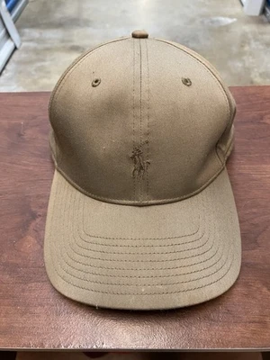 Gorra de béisbol Polo Ralph Lauren para hombre vintage, marrón, ajustable Foto 1 de 2