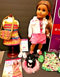 American Girl Lea Clark Puppe Ohrstecker Ohrringe PJ Zubehör Lakritz Set - Bild 1 von 16