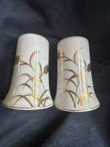 Lefton Salz & Pfefferstreuer handbemalt Gold Weizen Made in Japan Vintage - Bild 1 von 7