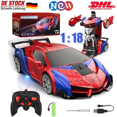 RC Funk Ferngesteuertes Auto Ferngesteuert Kinderauto mit Fernsteuerung 1:18 DHL - Bild 1 von 4