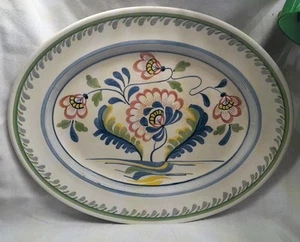 The Bristol Pottery "Old Bristol Delfter" Reproduktion Servierplatte 36x28cm - Bild 1 von 4