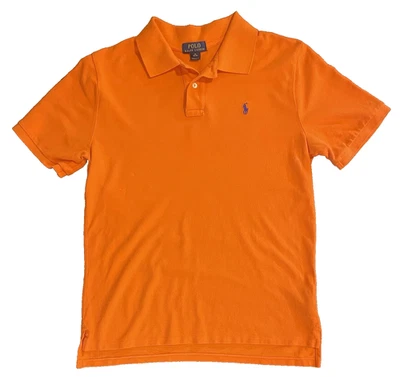 Polo Ralph Lauren Youth SZ XL (18-20) Orange Short Sleeve Golf Shirt - EUC - Image 1 of 4