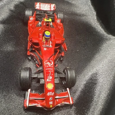 Hot Wheels Racing Kimi Räikkönen Ferrari F2008 1/18 F1 Champion Unboxed USA - Image 1 of 4