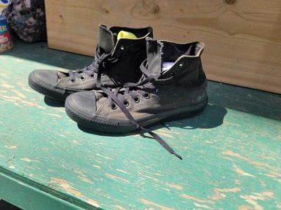 Vintage Black Converse Chuck Taylor All Star High Size Mens 8 Basketball - Image 1 of 4