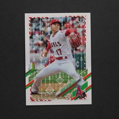 2021 Topps Holiday - Shohei Ohtani #HW80 Base Angels Dodgers MVP - Image 1 of 2