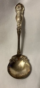 Cucchiaio da portata Gravy Ladle Arbutus Pattern WM Rogers & Sons AA Silverplate vintage - Foto 1 di 6