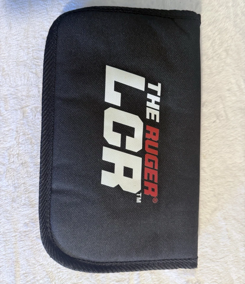 New OEM Ruger LCR Pistol Soft Case with Logo. Zip Closure. - Image 1 of 4