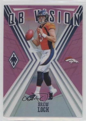 2019 Panini Phoenix QB Vision Pink /199 Drew Lock #4 Rookie RC - Image 1 of 2