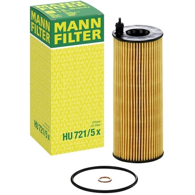 Filtro de aceite FILTRO HOMBRE HU 721/5x Inserto de filtro para BMW 3 Touring (E91) X3 (E83) - Imagen 1 de 4