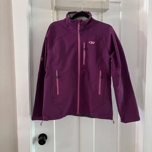 Outdoor Research Damen Softshelljacke Lila Rosa Wandermantel Größe M OR - Bild 1 von 7