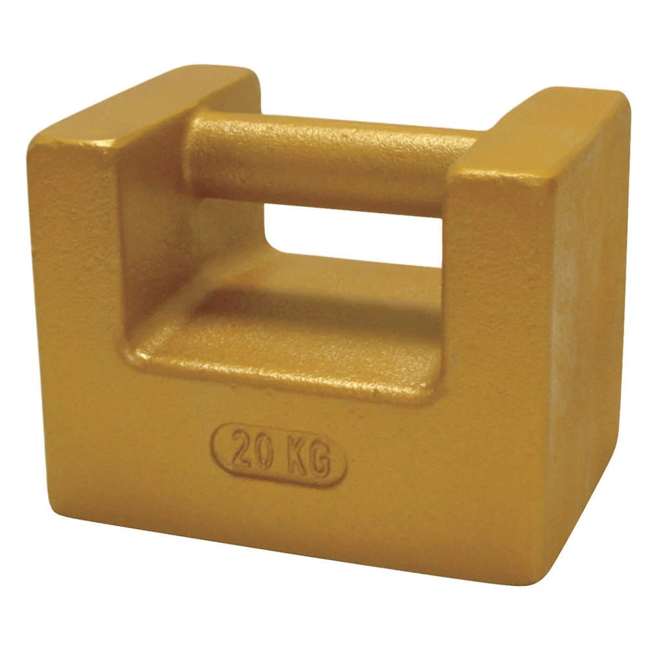 RICE LAKE WEIGHING SYSTEMS 12771 Calibration Weight,20kg Nominal Mass 55NA94