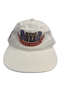Vintage Big East Championship Hat Cap Mens White Basketball NCAA 1998 Cotton - Picture 1 of 7