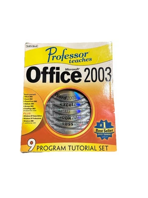 Professor Teaches Microsoft Office 2003 Windows XP  2000 9 Course Tutorial Set - Image 1 of 3