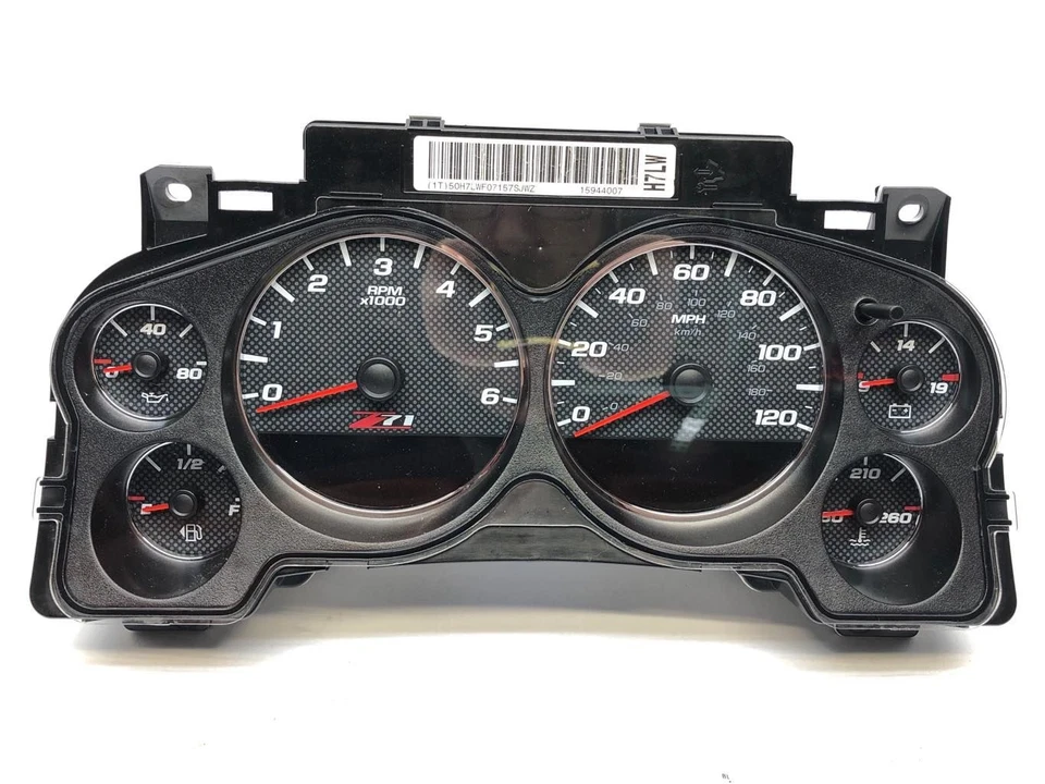 Cuadro de instrumentos velocímetro Chevy Avalanche Suburban 07-08 OE 15944007 156K Foto 1 de 4