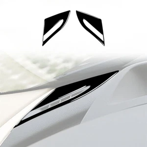 Dashboard Defogging Air Outlet Cover Sticker Trim For BMW 6 Series E63 E64 04-10 - Picture 1 of 8
