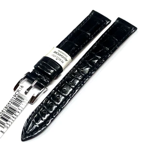 CINTURINO VERO ALLIGATORE LOUISIANE NERO MIS 16 MORELLATO UNISEX PER OROLOGIO - Imagen 1 de 6