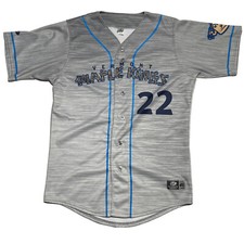 Vermont Lake Monsters Maple Kings Genuine Jersey #22 Size 46 MILB Minor League