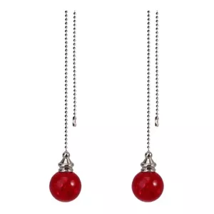 2 PCS Pendant Pull Chain Ceiling Decorative Hanging Pulls - Picture 1 of 12