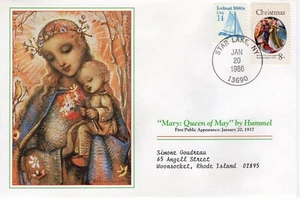 MARY QUEEN OF MAY,  STAR LAKE, NY  1986  FDC16554 - Picture 1 of 2