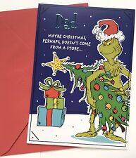 🎄LARGE NEW “THE GRINCH” DAD CHRISTMAS CARD / DR SEUSS (FREE POST)🎄