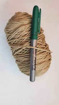 Bolso de ganchillo 9 oz 2 mm beige marrón tostado caqui poliéster trenzado hilo macramé cordón Foto 1 de 4