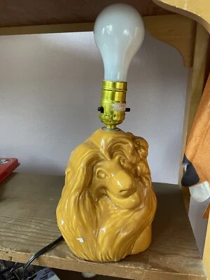 Lámpara de felpa vintage Disney Rey León Simba de Dolly años 90 ver fotos sin sombra Foto 1 de 4
