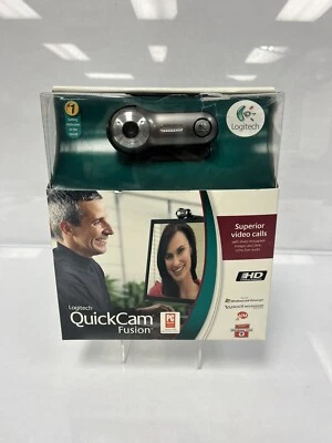 New Logitech 961403-0403 QuickCam 1.3MP Fusion Webcam USB 2.0 - Image 1 of 4