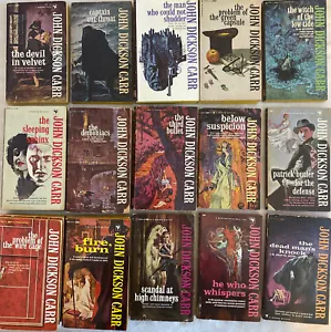 John Dickson Carr / Carter Dickson CHOOSE YOUR TITLE PB Good/Very Good #N7 - Imagen 1 de 1