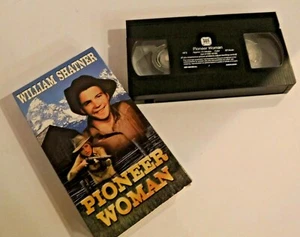 Vtg 1973 Pioneer Woman VHS William Shatner Joanna Pettet Western - Imagen 1 de 7