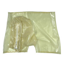 Unisex Transparent Latex Underwear Lingerie Rubber Hoods Mask Catsuits Bodysuits