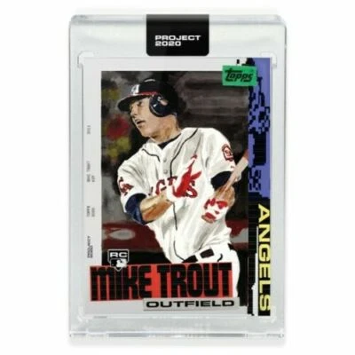 CONFIRMED Topps Project 2020 #85 Mike Trout - Jacob Rochester - - Image 1 of 2