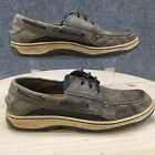 Sperry Top Sider Boat Shoes Mens 9.5 M Billfish 3-Eye Brown Leather Low 0657320