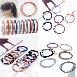 1PCS Women High Elastic Ponytail Holder Hair Ties Scrunchie Rubber Bands - Picture 1 of 30