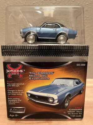 XMODS MICRO RC EXPERIENCE 1967 CHEVY CAMARO BLUE NEW IN SEALED BOX - Image 1 of 4
