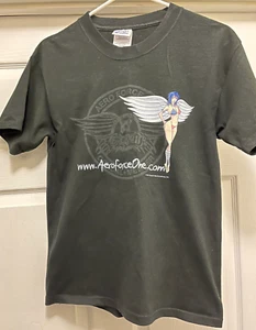 AEROSMITH Vintage T-Shirt Aero Force One 2004 Fan Club Exclusive Size S NEW - Picture 1 of 10
