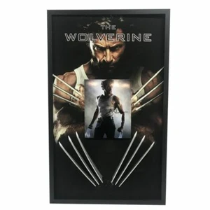 WOLVERINE HAND SIGNED FRAMED PHOTO WITH CLAWS HUGH JACKMAN MARVEL X-MEN LOGAN - Picture 1 of 1