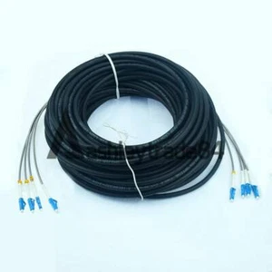 70m Feld Outdoor LWL Kabel LC-LC 4 Litze 9/125 Singlemode LWL Patchkabel - Bild 1 von 5